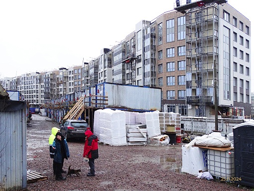 БФА В ОЗЕРКАХ, вид со стороны строительного городка