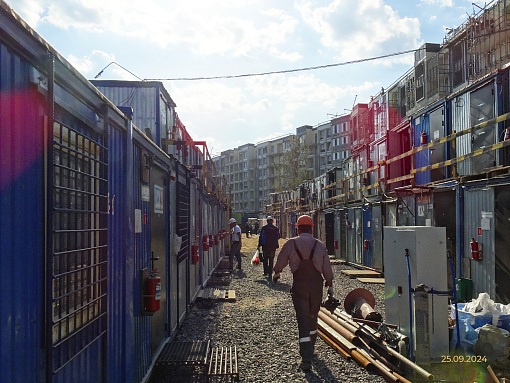 БФА В ОЗЕРКАХ, вид со стороны строительного городка